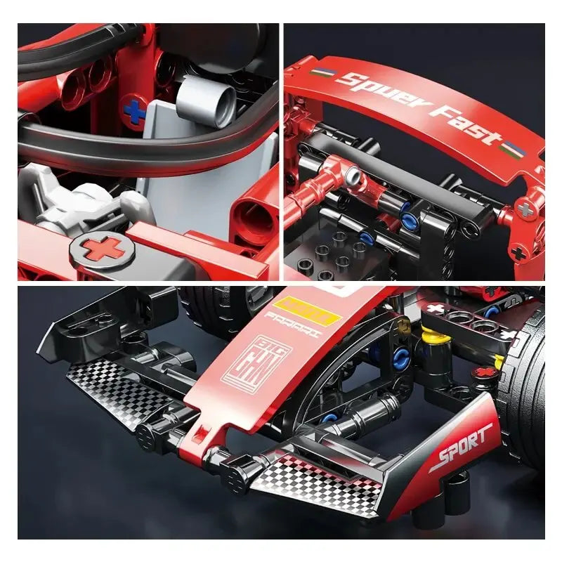 Legonérico Carro de corrida 455PCS F1